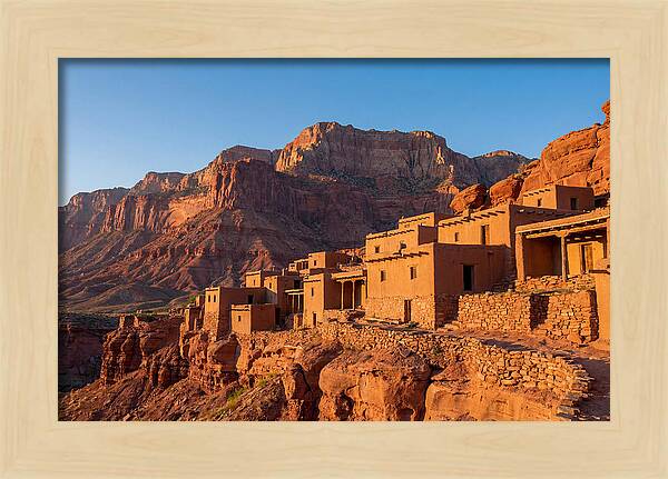 Taos Pueblo At Sunrise