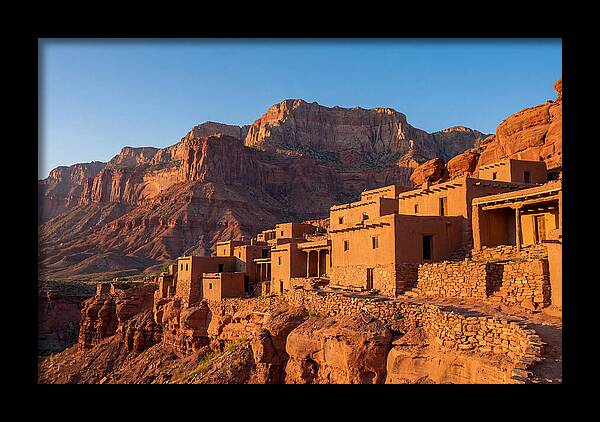 Taos Pueblo At Sunrise
