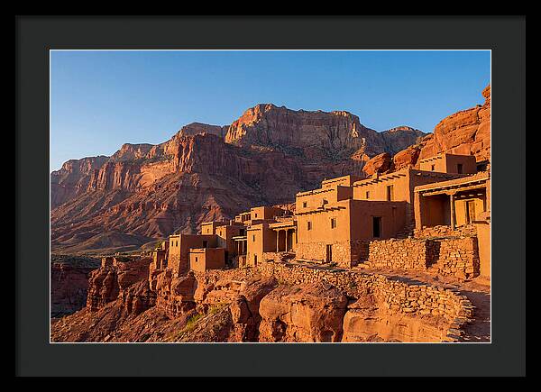 Taos Pueblo At Sunrise