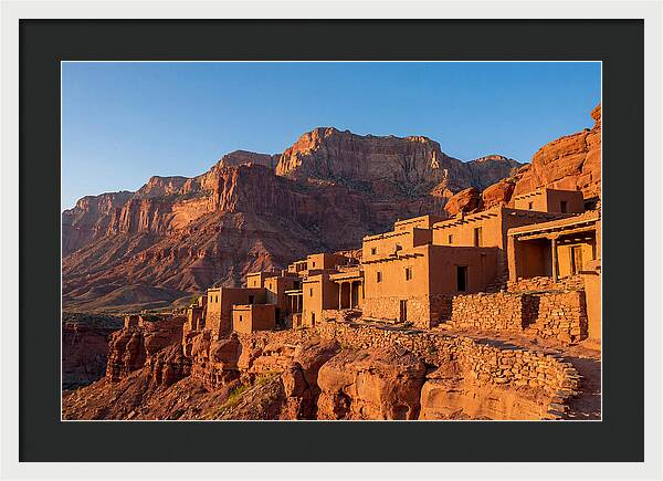 Taos Pueblo At Sunrise