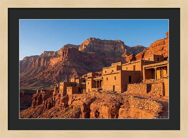 Taos Pueblo At Sunrise
