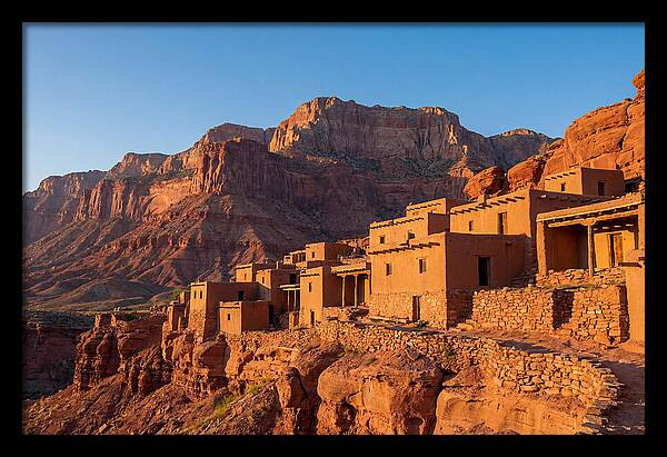 Taos Pueblo At Sunrise