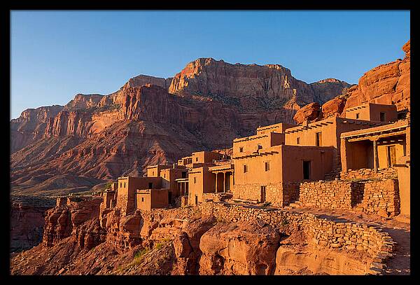 Taos Pueblo At Sunrise