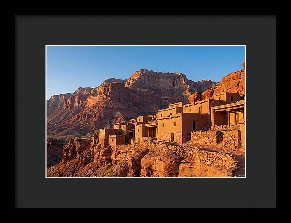 Taos Pueblo At Sunrise