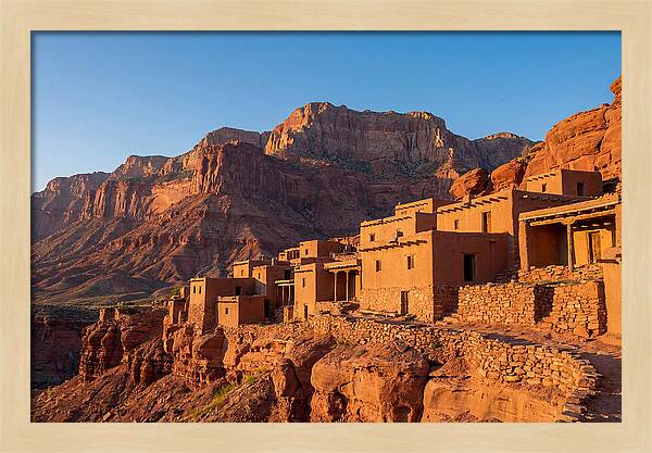 Taos Pueblo At Sunrise
