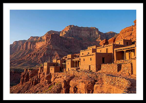 Taos Pueblo At Sunrise