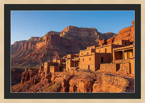 Taos Pueblo At Sunrise