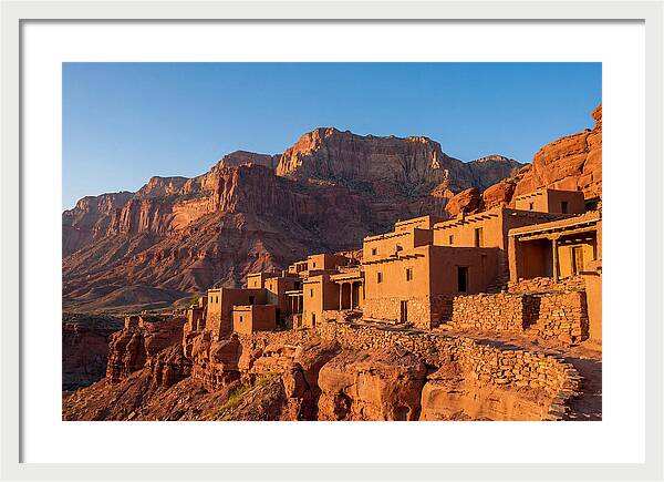 Taos Pueblo At Sunrise