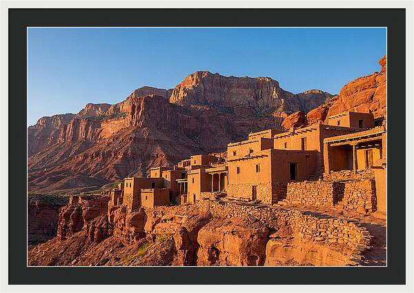 Taos Pueblo At Sunrise