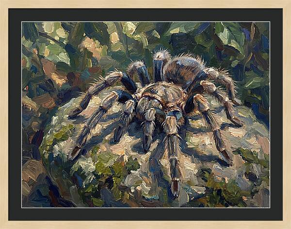 Tarantula Among The Greens