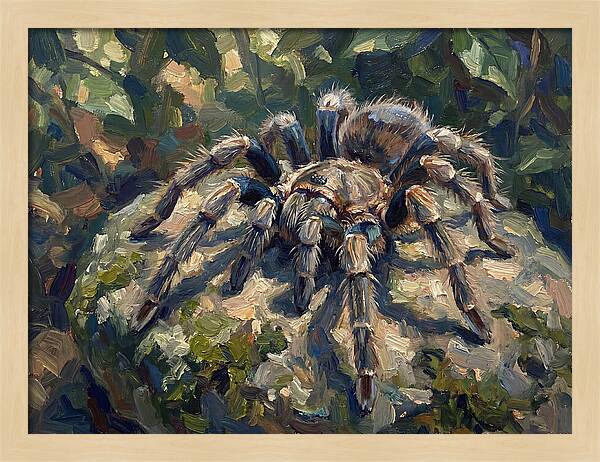 Tarantula Among The Greens