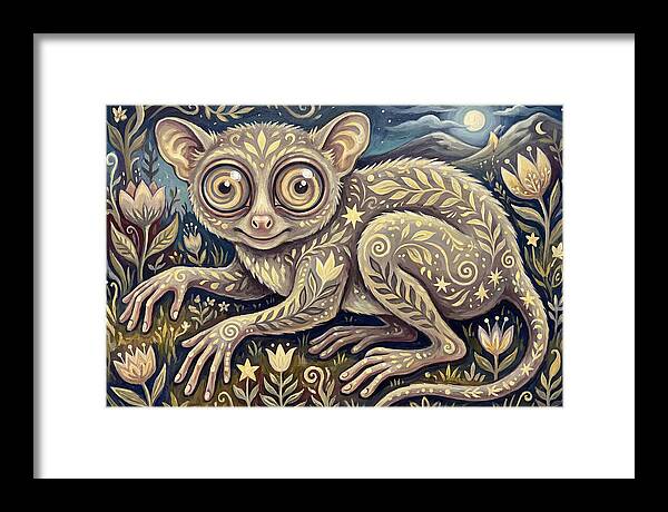 Tarsier In A Dreamy Landscape