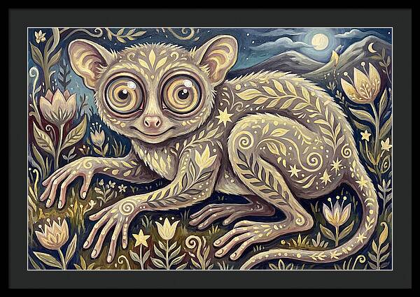 Tarsier In A Dreamy Landscape