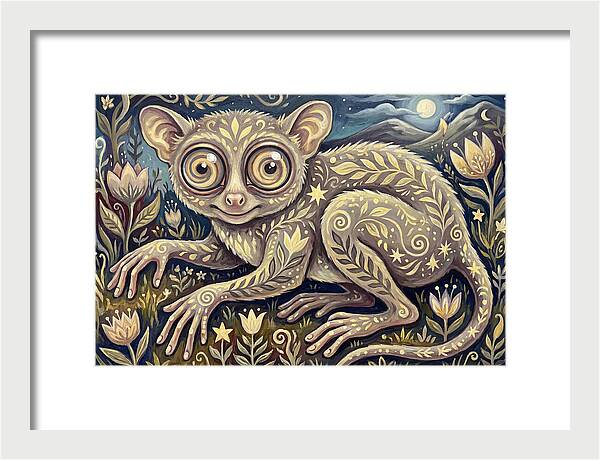 Tarsier In A Dreamy Landscape