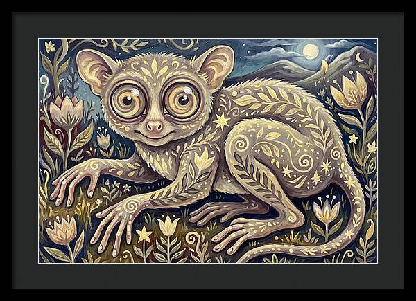 Tarsier In A Dreamy Landscape