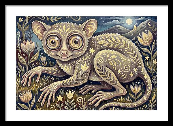 Tarsier In A Dreamy Landscape