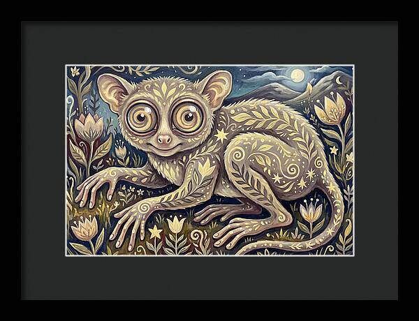 Tarsier In A Dreamy Landscape