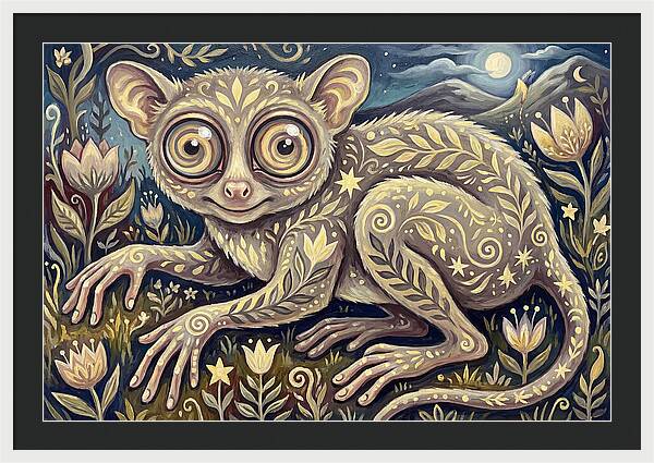 Tarsier In A Dreamy Landscape