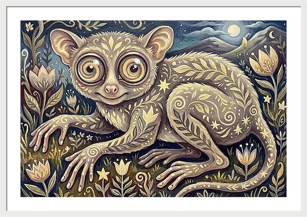 Tarsier In A Dreamy Landscape