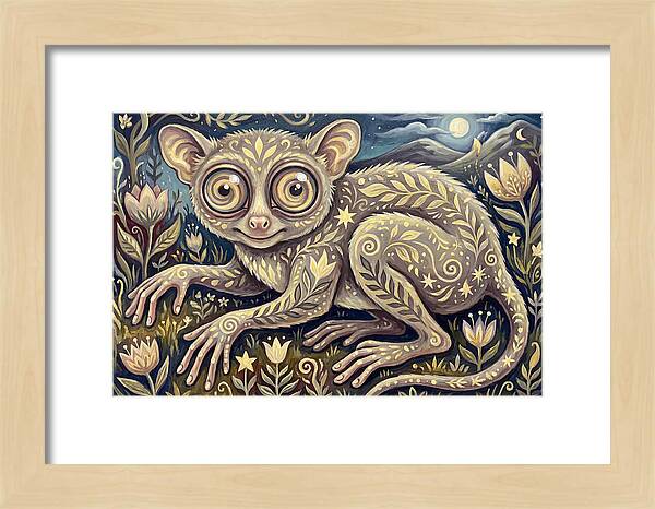 Tarsier In A Dreamy Landscape