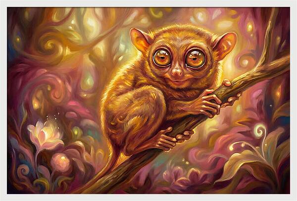 Tarsier In Enchanted Forest
