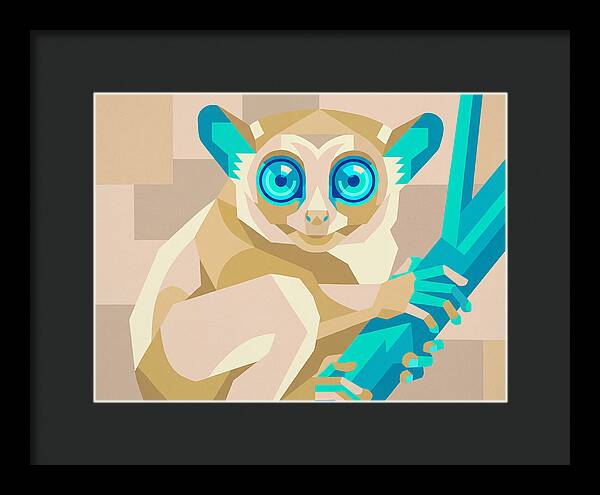 Tarsier In Pop Art Style