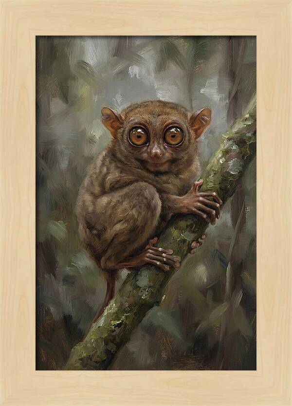 Tarsier In The Forest