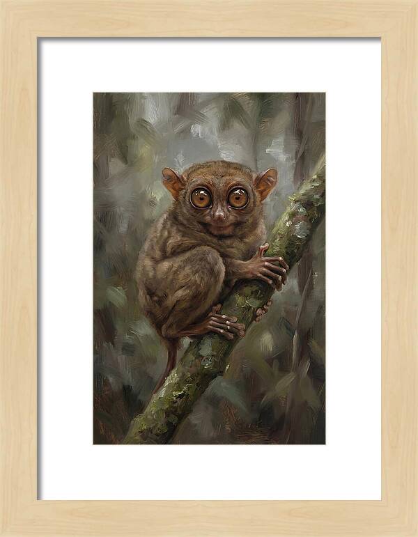 Tarsier In The Forest