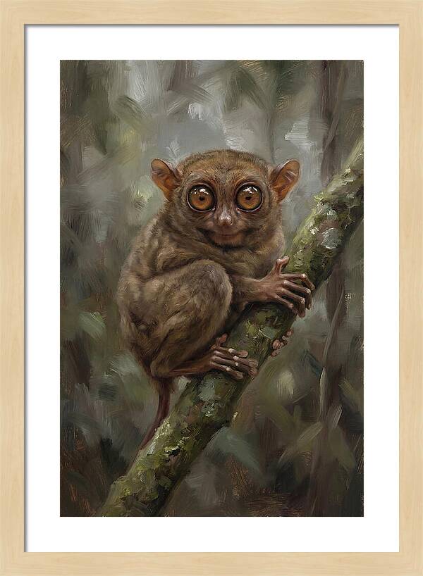 Tarsier In The Forest