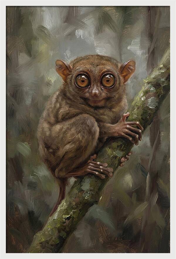 Tarsier In The Forest