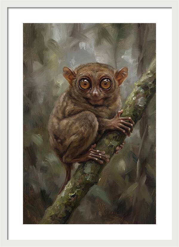 Tarsier In The Forest