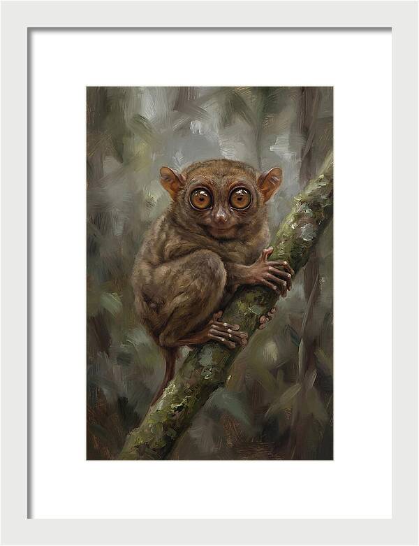 Tarsier In The Forest
