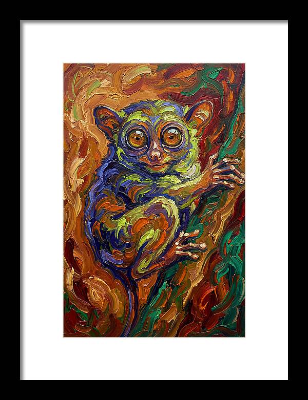 Tarsier In Vibrant Colors