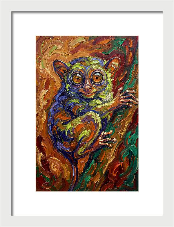 Tarsier In Vibrant Colors