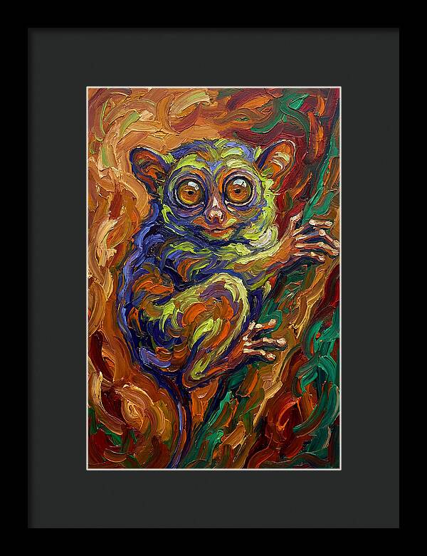 Tarsier In Vibrant Colors