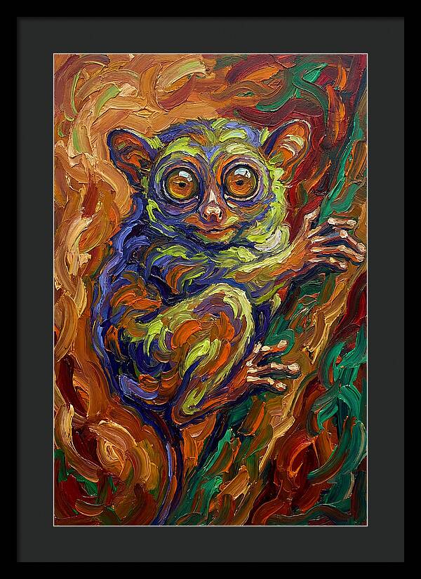 Tarsier In Vibrant Colors