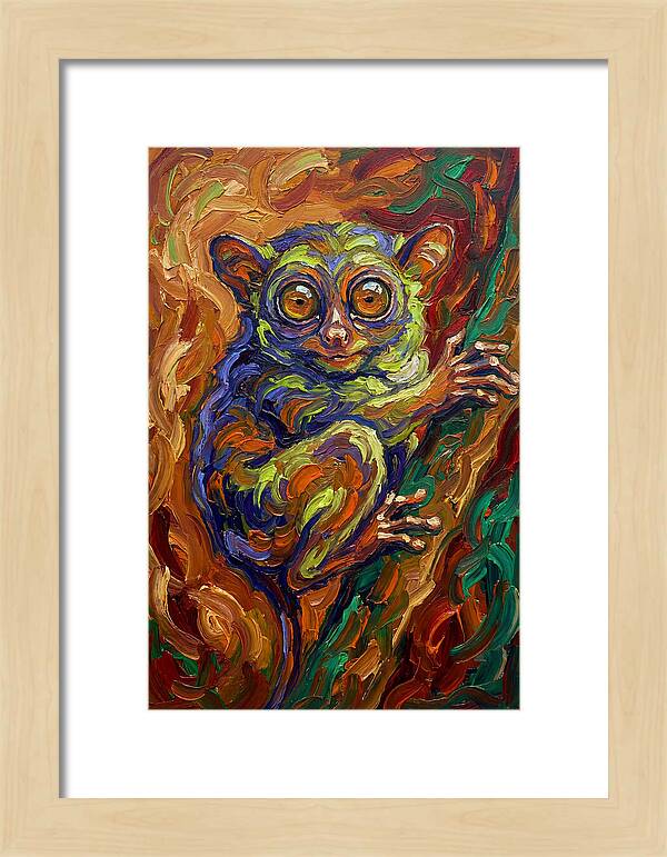 Tarsier In Vibrant Colors