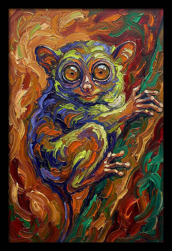 Tarsier In Vibrant Colors