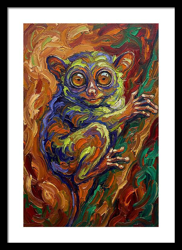 Tarsier In Vibrant Colors