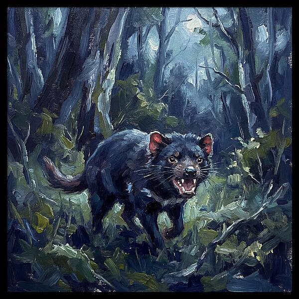 Tasmanian Devil Among