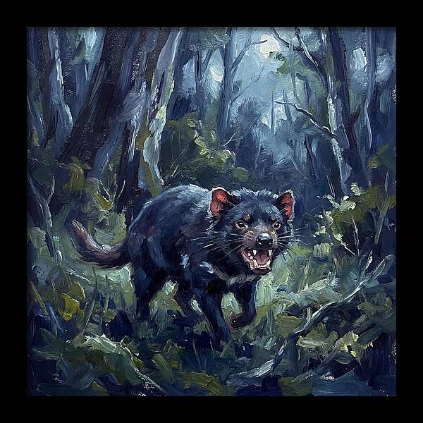 Tasmanian Devil Among