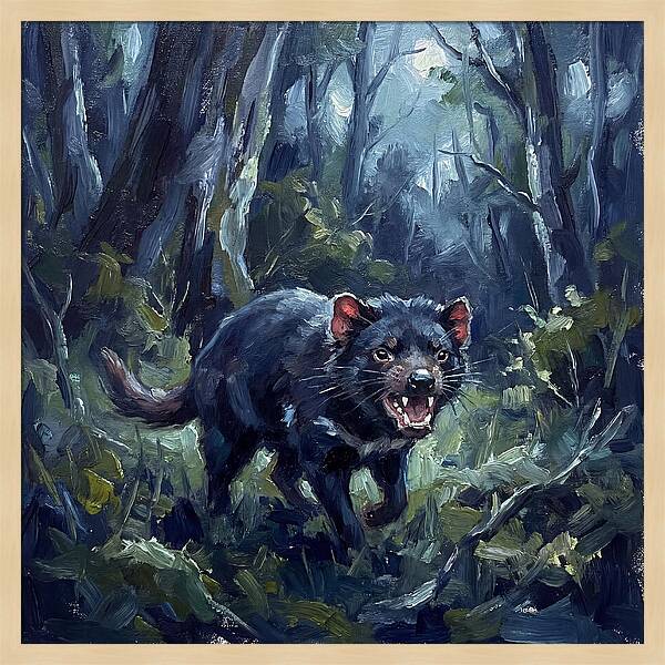Tasmanian Devil Among