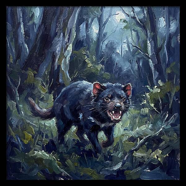Tasmanian Devil Among