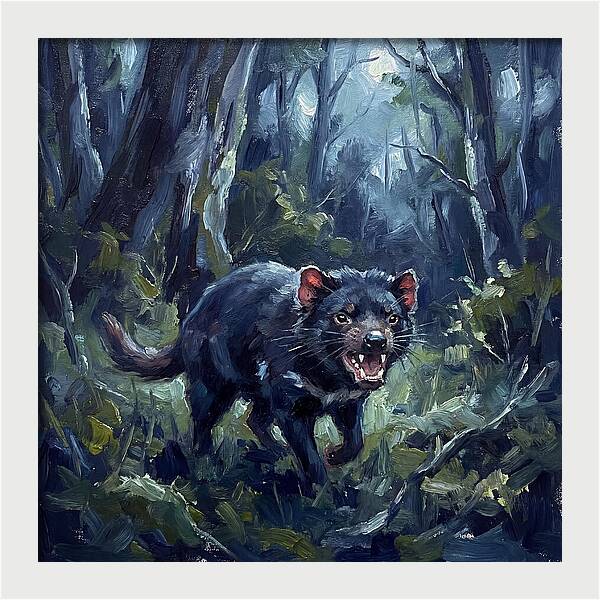 Tasmanian Devil Among