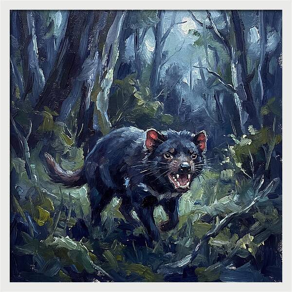 Tasmanian Devil Among
