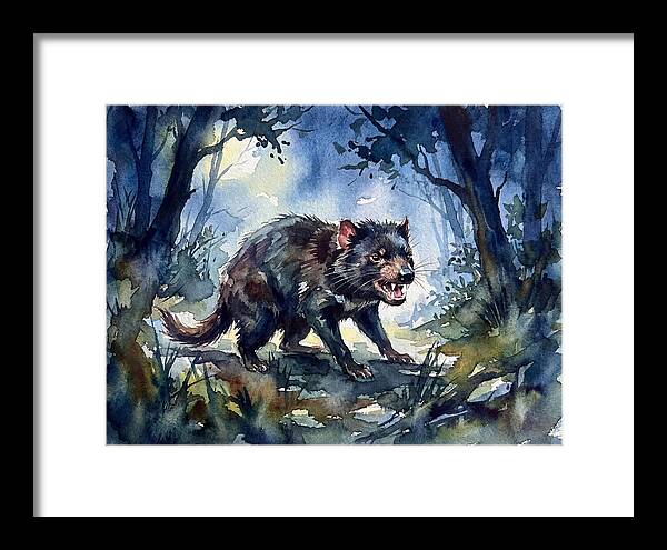 Tasmanian Devil In The Forest