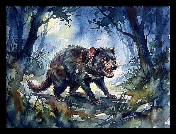 Tasmanian Devil In The Forest