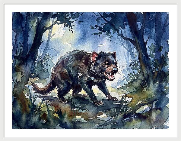 Tasmanian Devil In The Forest