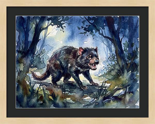 Tasmanian Devil In The Forest