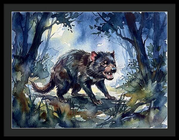 Tasmanian Devil In The Forest